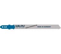 Пилки по металлу WILPU K 14 (аналог т127d) для алюминия, стали до 30мм 5шт/уп 276000005