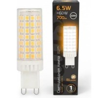 Лампа светодиодная GAUSS G9 g9 ac185-265v 6,5w 770lm 3000k керамика led [107309106]