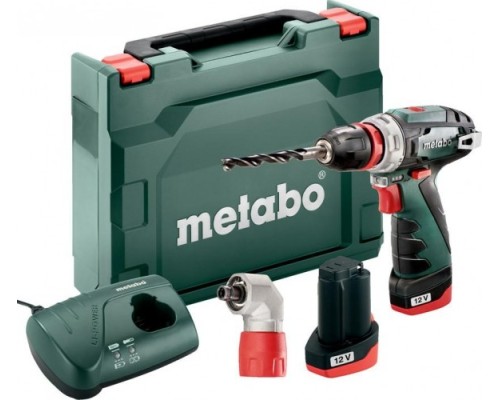 Дрель-шуруповерт аккумуляторная METABO PowerMaxx BS Quick Basic 2x2.0 Ач [600156950]