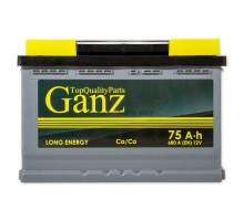 Аккумулятор GANZ Standart 75 A/ч прямая L+ 278x175x190 EN680 A [GA751]