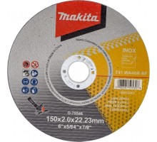 Отрезной круг по нержавеющей стали MAKITA 115х1х22,23 мм WA46R [D-75524]