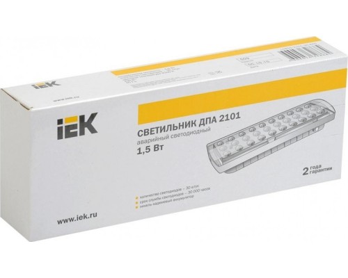 Светильник аварийный IEK 2101 аккум. 4ч 30LED IP20 ИЭК [LDPA0-2101-30-K01]