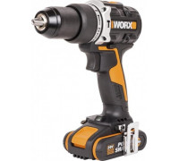 Дрель-шуруповерт аккумуляторная Worx WX352 ударная, бесщеточная