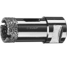 Алмазная коронка для сухого сверления ЗУБР d=25 х 35, M14 Профессионал 29865-25
