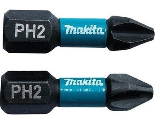 Бита для заворачивания MAKITA B-63616 Impact PH2, 25 мм, C-form, 2 шт.