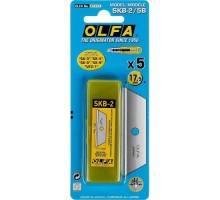 Лезвие для ножа Olfa OL-SKB-2/5B трапециевидное для sk-4, 17,5х72х0,6 мм, 5 шт