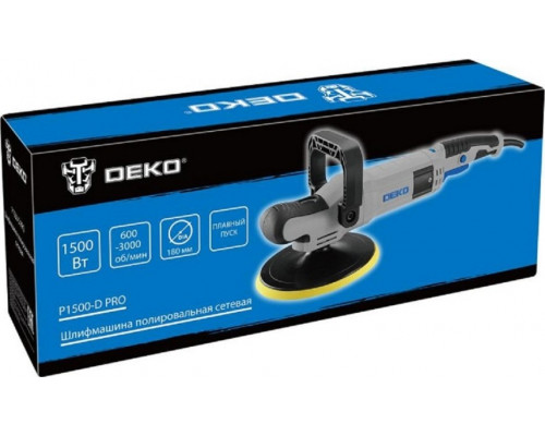 Шлифмашина полировальная DEKO P1500-D PRO 083-1050