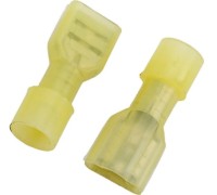 Клемма плоская REXANT 08-0652 ( уп 100 шт ) изолированная в нейлоне РПи-м(н) 6.0-(6.3) 08-0652