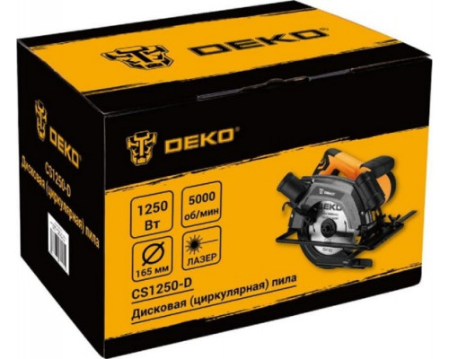 Пила циркулярная сетевая DEKO CS1250-D 165мм 083-1100 купить с доставкой и официальной гарантией
