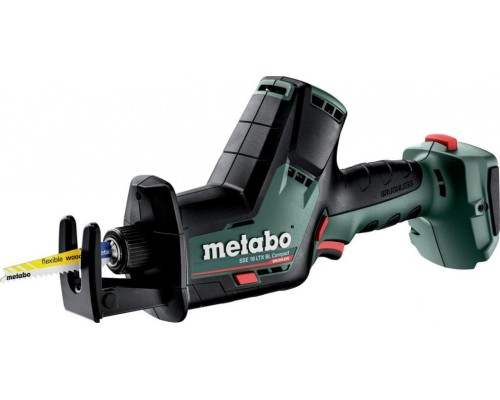 Пила сабельная аккумуляторная METABO SSE 18 LTX BL Compact без АКБ и ЗУ, кейс [602366840]