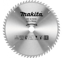 Пильный диск по дереву MAKITA D-72316 305х30х60t