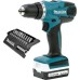 Дрель-шуруповерт аккумуляторная MAKITA DF 347 DWEX9 [DF347DWEX9]