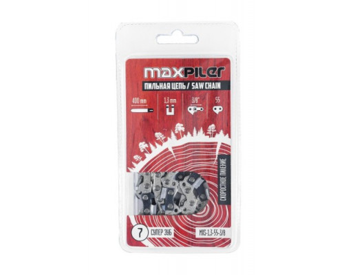 Цепь для пилы MAXPILER MXS-1,3-55-3/8 (Stihl 180, 210, 230, 250, 16")
