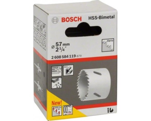 Коронка биметаллическая BOSCH STANDARD 57 ММ [2608584119]