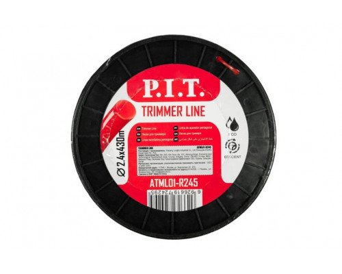 Леска триммерная P.I.T. ATML01-R245 круглая 2,4 мм, 430 м