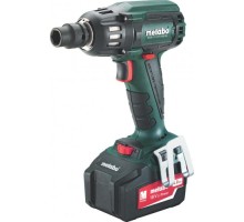 Гайковерт аккумуляторный METABO SSW 18 LTX 4,0 Ач 400 BL ударный, бесщеточный [602205500] Аккумулятор Li-Power (18 В/4,0 А-час)   -  2 штуки