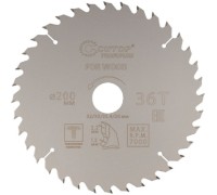 Пильный диск по дереву Cutop Profi plus 36Т, 200х1,5/2,2х32/30/25,4/20 мм с тефлоновым пок 75-20036Т