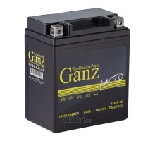 Аккумулятор GANZ AGM мото 7 A/ч обратная 114x71x131 CCA170 A GTX7l-BS [GN12071]