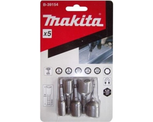 Магнитная насадка MAKITA B-39154 набор торцовых головок 5шт