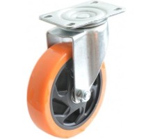 Колесная опора большегрузная MFK-TORG Medium 4023125 PVC полиуретан, поворотное 125 мм 4023125 PVC