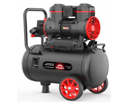 Компрессор поршневой безмасляный малошумный SUNREKA GFC290/24DS