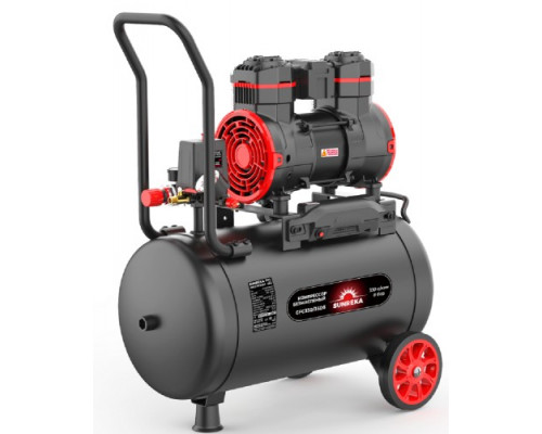 Компрессор поршневой безмасляный малошумный SUNREKA GFC330/35DS 216114