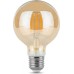 Лампа светодиодная филаментная GAUSS G95 filament g95 6w 550lm 2400к е27 golden led [105802006]