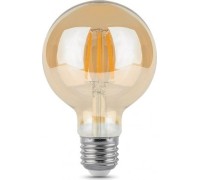 Лампа светодиодная филаментная GAUSS G95 filament g95 6w 550lm 2400к е27 golden led 105802006
