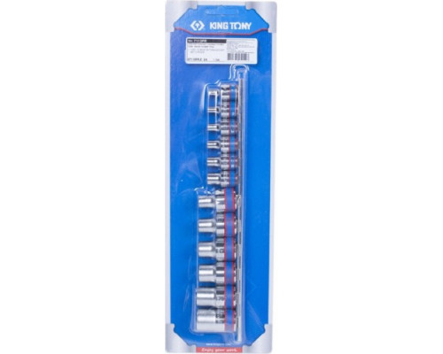 Набор головок KING TONY 7113PR 1/2" и 3/8", 12 предметов, Е-Стандарт