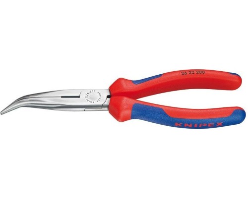 Длинногубцы KNIPEX 2622200 200 мм, с режущими кромками, модель 