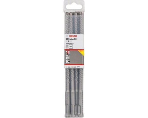 Бур SDS-plus BOSCH 5X 8x150x210мм 10шт [2608833900]