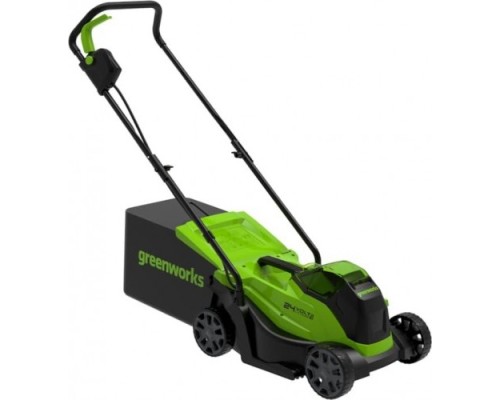 Газонокосилка аккумуляторная GREENWORKS GD24LM33, 24V 33 см, бесщеточная, без АКБ и ЗУ [2516107]