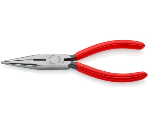 Длинногубцы KNIPEX KN-2501160SB с режущими кромками, 160 мм