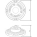 Промышленный светильник светодиодный GAUSS UFO подвесной ufo 100w 12000lm 5000k 175-265v ip65 [821536300]