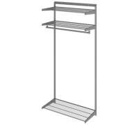 Гардеробная система ПРАКТИК HOME Basic G90 графит S70299914515