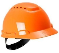 Каска защитная 3M H-700C-OR модель c вентиляцией [7100011232]