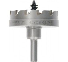 Коронка биметаллическая BOSCH Precision for Sheet Metal твердосплав 65 мм с напайками 2608594157
