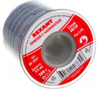 Припой c канифолью REXANT ПОС-61 d=0,8 мм 09-3361 09-3361