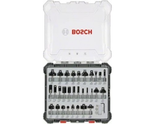 Набор фрез по дереву BOSCH 30 НМ-ФРЕЗ SET 6 мм-ХВ [2607017474]