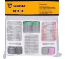 Набор шарошек DEKO DH134 для гравера (134 предмета) 065-0680