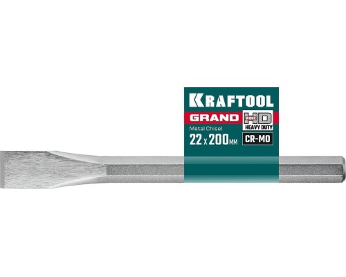 Зубило KRAFTOOL Grand слесарное по металлу, 22х200 мм [2103-22]