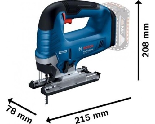 Лобзик аккумуляторный BOSCH GST 185-LI [06015B3023] Скобовидная рукоятка