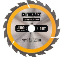 Пильный диск универсальный DeWALT 160х18тх20 мм Construction DT1931-QZ [DT1931-QZ]