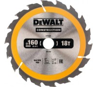 Пильный диск универсальный DeWALT 160х18тх20 мм Construction DT1931-QZ DT1931-QZ