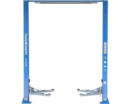 Подъемник автомобильный NORDBERG N4120H-4T двухстоечный 4 т с вер. синхр, эл.стопор (380В) [ЦБ-00017065]