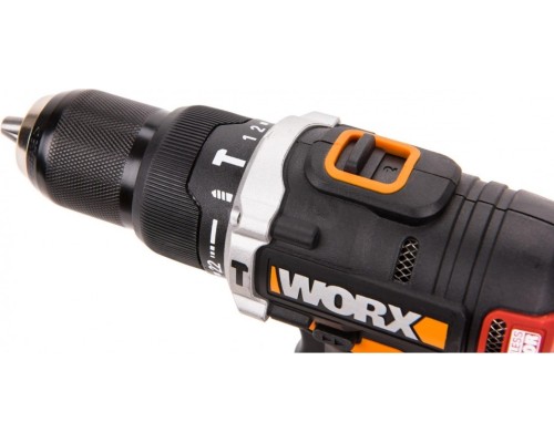 Дрель-шуруповерт аккумуляторная WORX WX373 ударная, бесщеточная