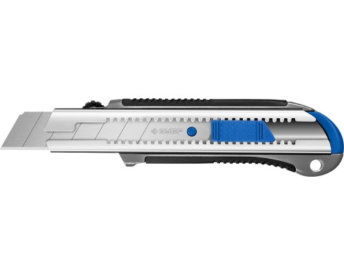 Нож для строительных работ ЗУБР ТИТАН-25 с автостопом, сегмент. лезвия 25 мм [09180]