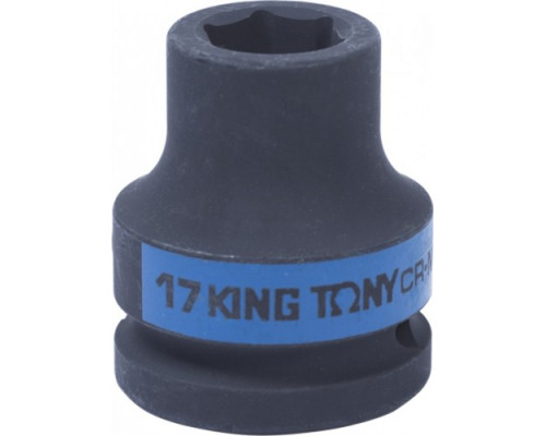 Ударная головка шестигранная 3/4" KING TONY 653517M, 17 мм