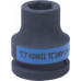 Ударная головка шестигранная 3/4" KING TONY 653517M, 17 мм
