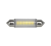 Лампа светодиодная MTF LIGHT софитная 12В, 1Вт, 41мм, C10W 0k(белый свет), 2шт T41M5PT